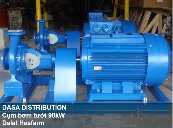 Cụm bơm tưới 90kW Dalat Hasfarm