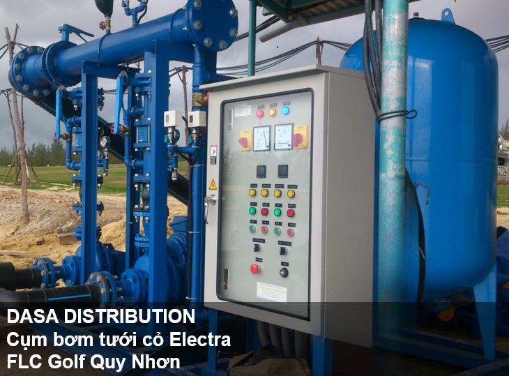 Cụm bơm tưới cỏ Electra FLC Golf Quy Nhơn