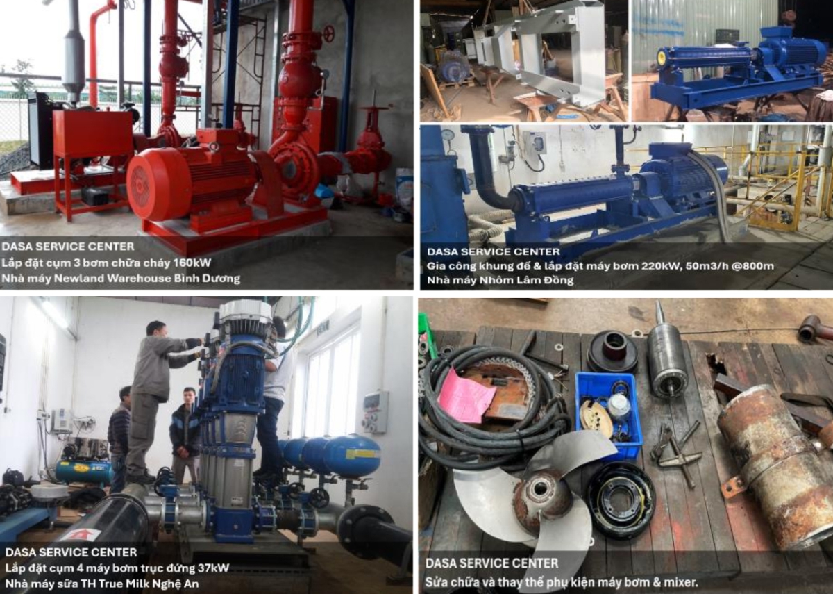 Dịch vụ lắp đặt máy bơm