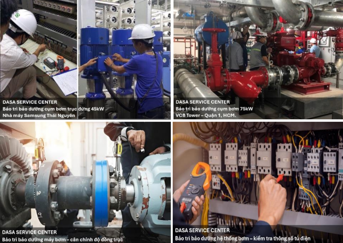 Dịch vụ sửa chữa máy bơm DASA Service Center