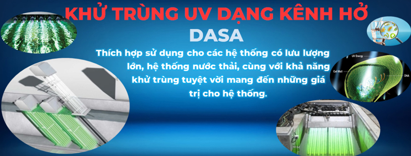 Khử trùng UV kênh hở